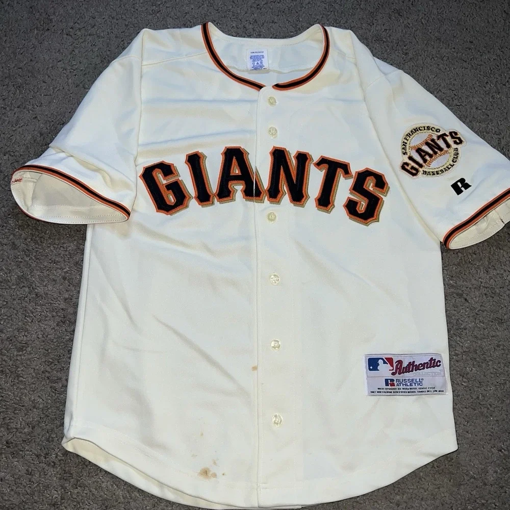 San Francisco Giants Russell‎ Athletic Vintage Baseball Jersey Size 10/12 Youth